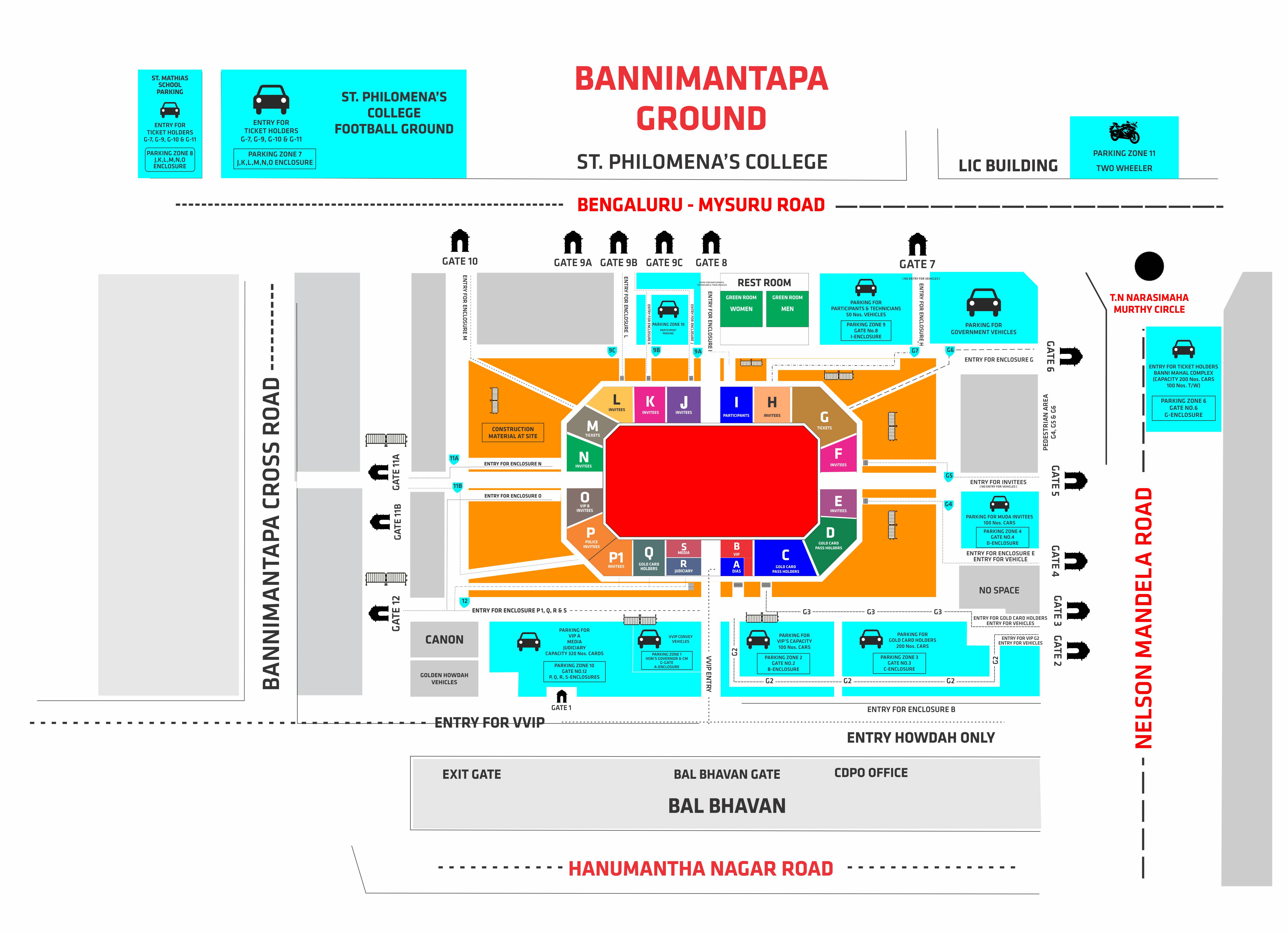 Bannimantapa Map 